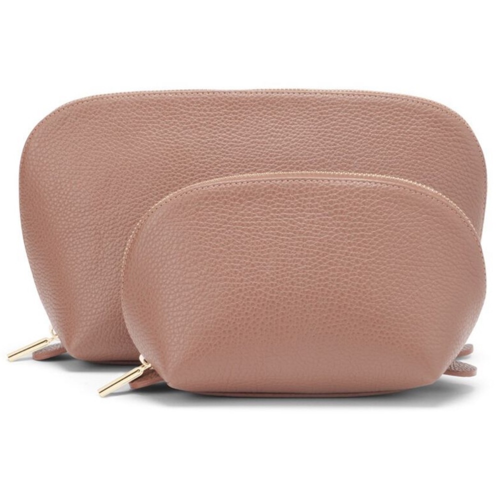Cuyana Leather Travel Case Set (2 cases in set)